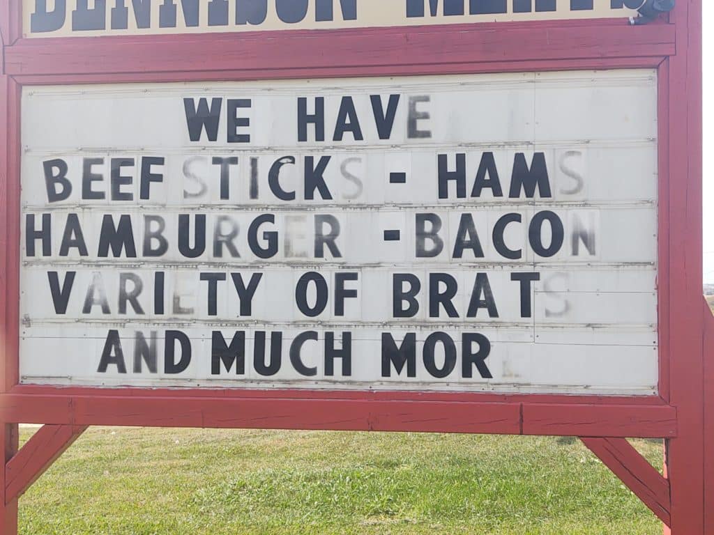 Dennisonsign2021 Dennison Meat Locker Dennison, MN