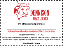 Dennison Monthly Coupon October 2023