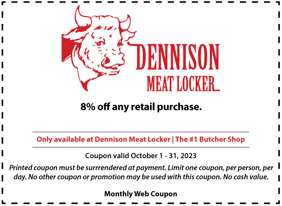 Dennison Monthly Coupon October 2023