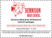 Dennison Monthly Coupon August 2024