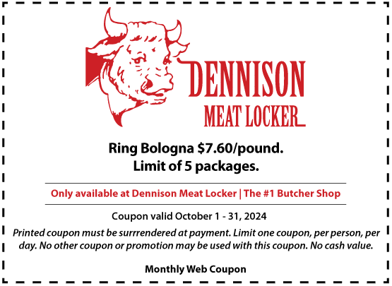 Dennison Monthly Coupon October 2024