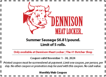 Dennison Monthly Coupon November 2024