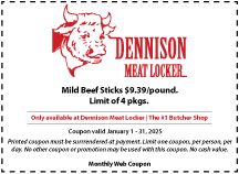 Dennison Monthly Coupon January 2025