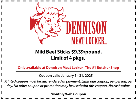 Dennison Monthly Coupon January 2025