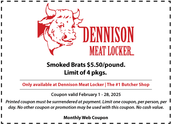 Dennison Monthly Coupon February 2025