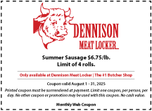 Dennison Monthly Coupon A 2025
