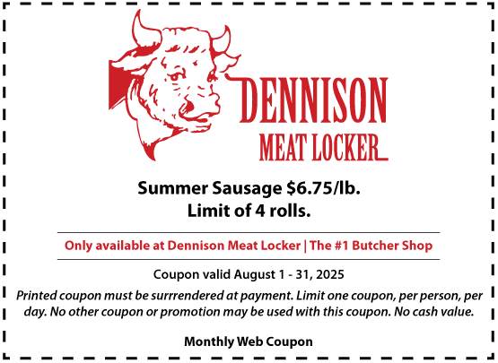 Dennison Monthly Coupon August 2025