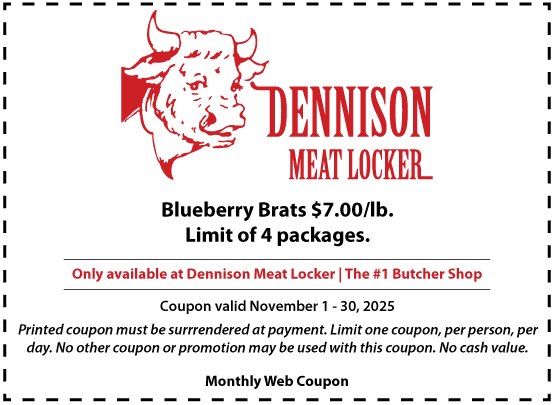 Dennison Monthly Coupon November 2025
