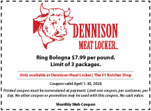 Dennison Monthly Coupon April 2026